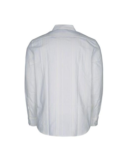 Casual Shirts di Brunello Cucinelli in White da Uomo