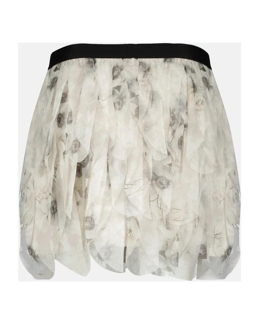 Max Mara Gray Short Skirts