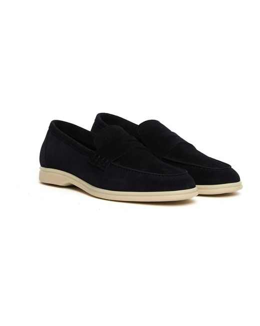 BERWICK  1707 Blue Loafers for men