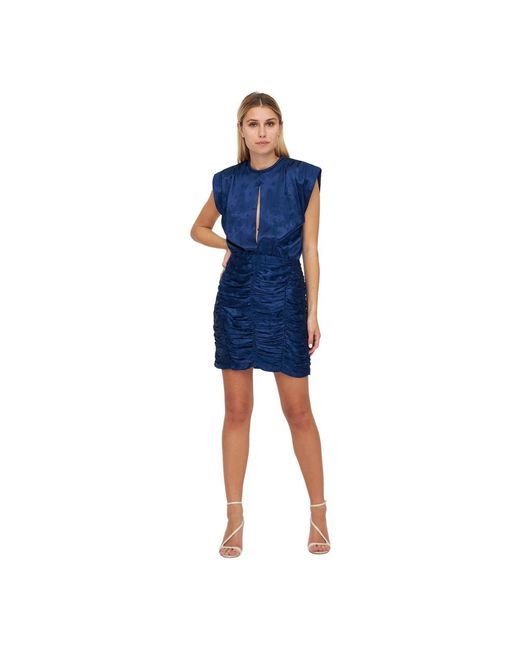 Sabina Musayev Blue Short Dresses