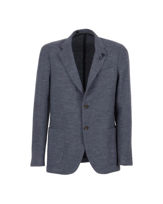 Lardini Blue Blazers for men