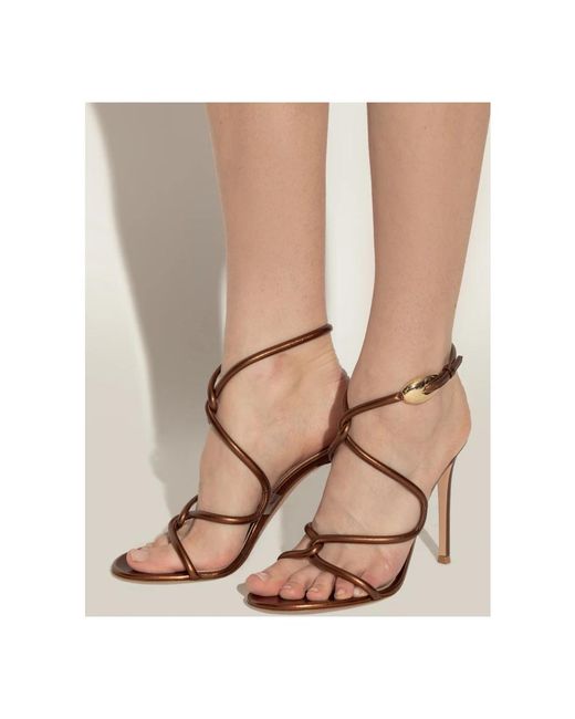Gianvito Rossi Brown High Heel Sandals