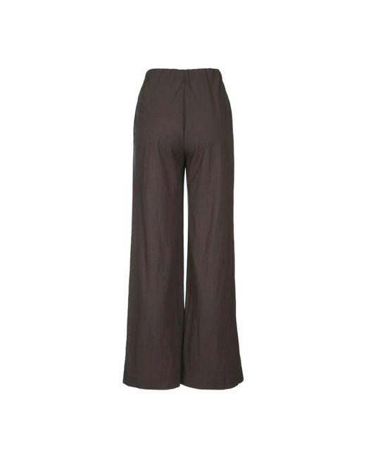 Harris Wharf London Brown Wide Trousers
