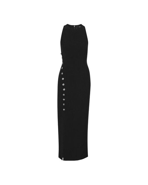 ROTATE BIRGER CHRISTENSEN Black Elegantes Nero Kleid Aw25