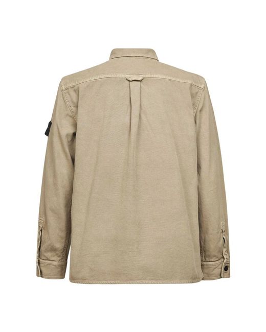 Stone Island Natural Casual Shirts for men
