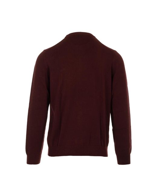 Lacoste Purple Round-Neck Knitwear for men