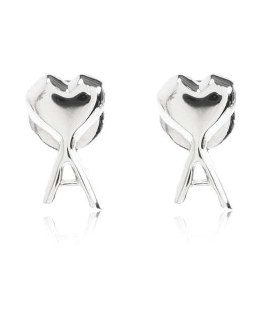 Earrings AMI de color Metallic