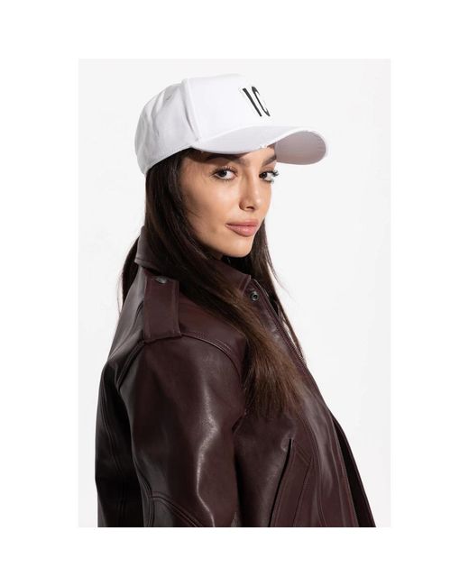 DSquared² Accessoires ,Wit ,Katoen Klassieke Baseball Cap in het White