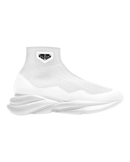 Philipp Plein White Runner Socks Skywalker
