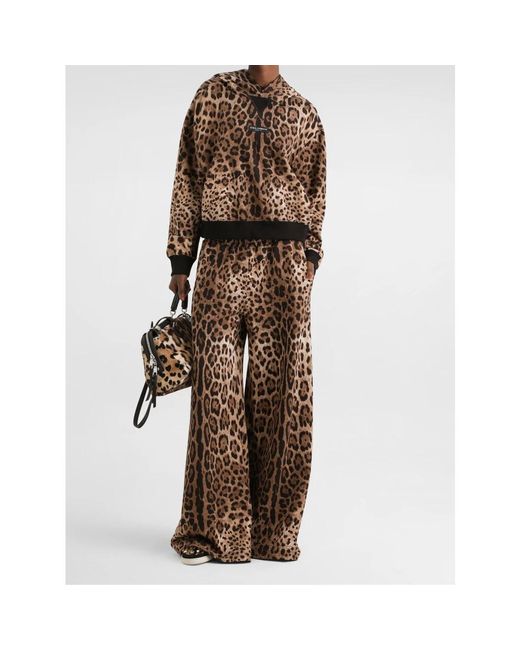Dolce & Gabbana Brown Hoodies