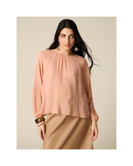 Blouses Oltre de color Pink
