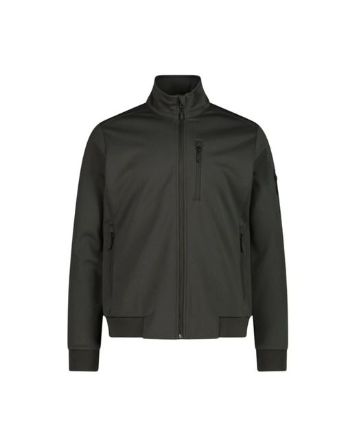 CMP Jacquard Softshell Jacke in Black für Herren