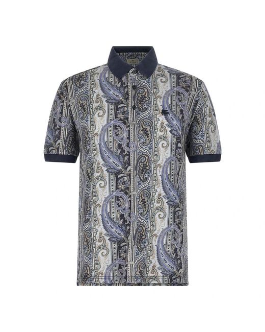 Etro Gray Polo Shirts for men