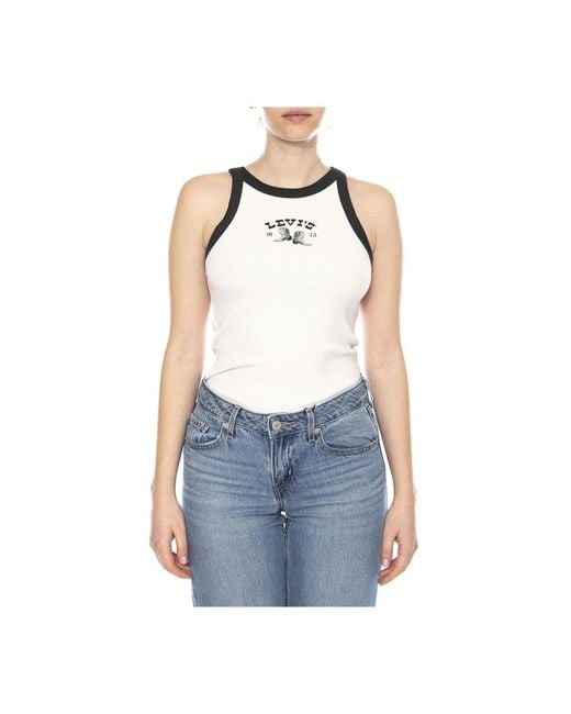 Levi's Gr Essential Racer Tank in het Blue