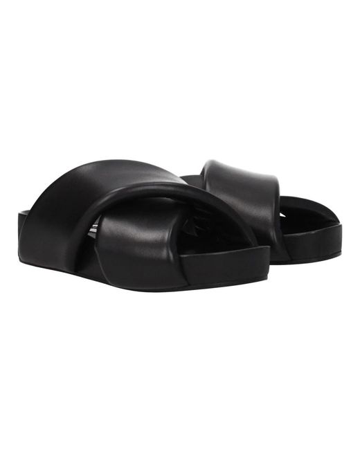 Sliders Jil Sander en coloris Black