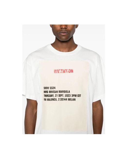 Tops > t-shirts MM6 by Maison Martin Margiela pour homme en coloris White