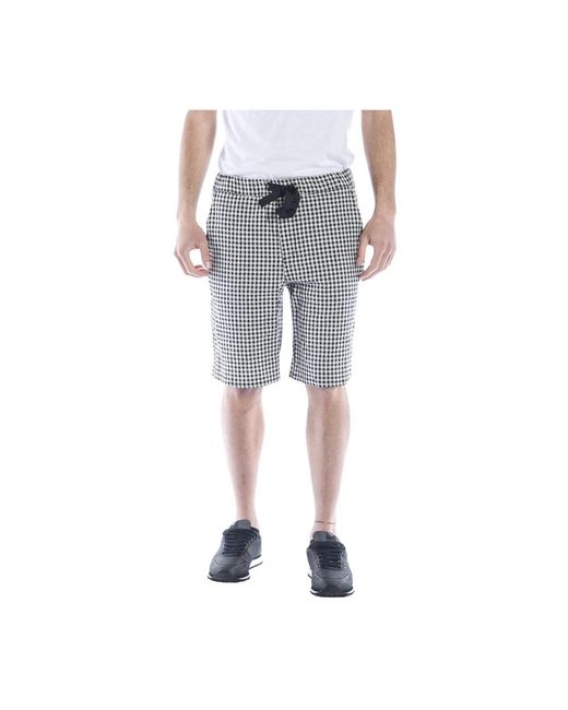Daniele Alessandrini Gray Casual Shorts for men