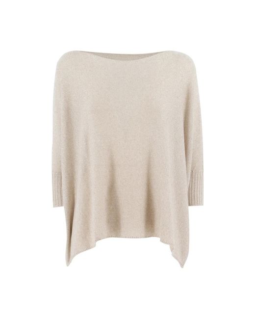Le Tricot Perugia Natural Round-Neck Knitwear