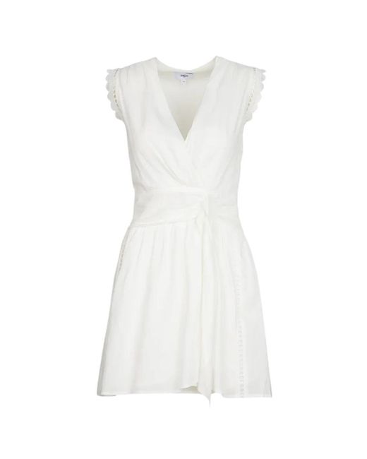 Suncoo White Short Dresses