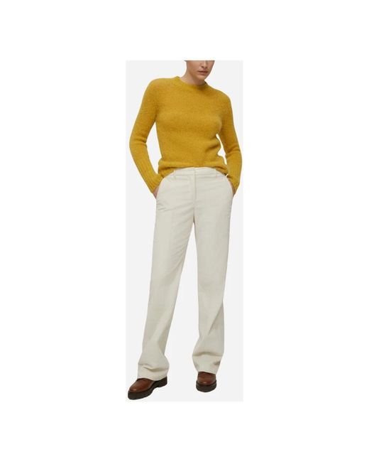 Pennyblack White Straight Trousers