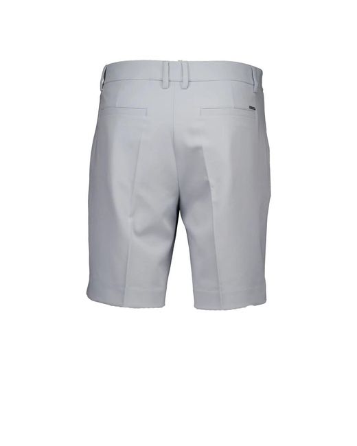 ALPHATAURI Gray Casual Shorts for men