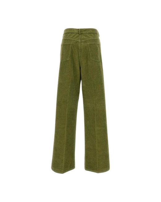 Cellar Door Green Wide Trousers