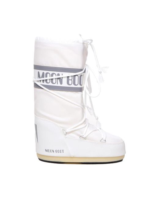 Moon Boot White Winter Boots