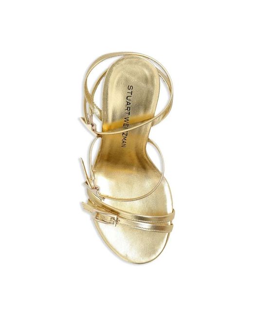 High Heel Sandals Stuart Weitzman de color Metallic
