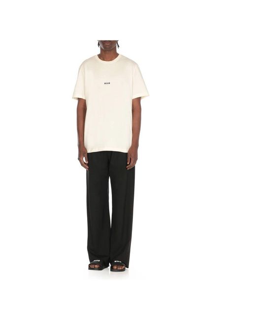 T-Shirts MSGM de hombre de color Natural