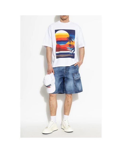 DSquared² Blue T-Shirts for men