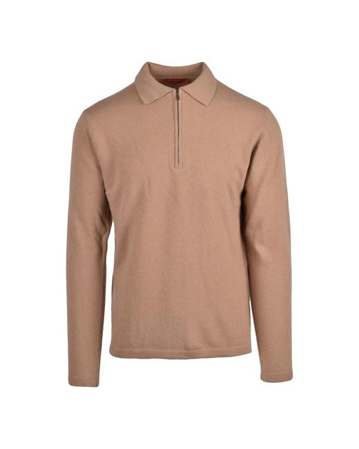 Daniele Fiesoli Brown Round-Neck Knitwear for men