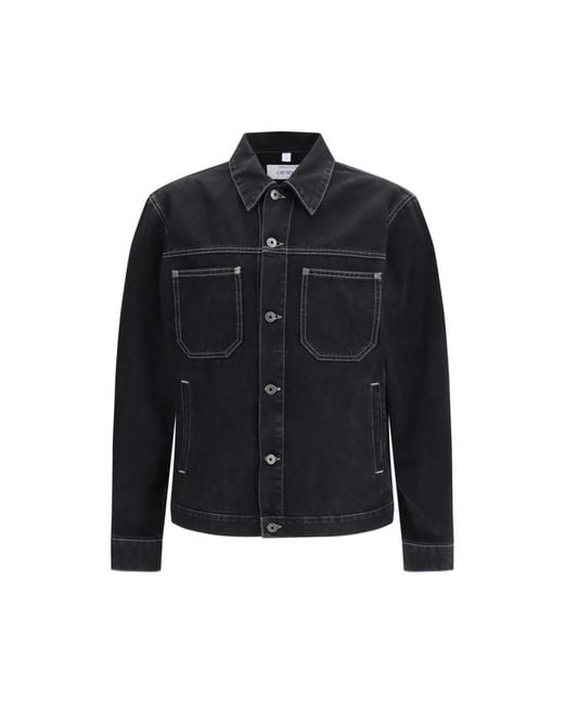 Off-White c/o Virgil Abloh Blue Denim Jackets for men