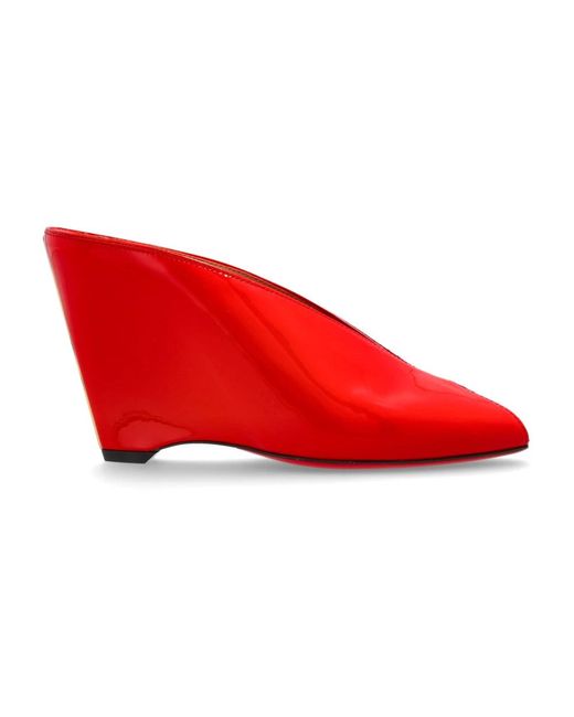 Ferragamo Red Wedges