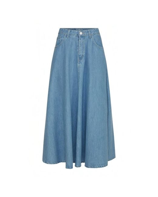 EMMA & GAIA Blue Denim Skirts