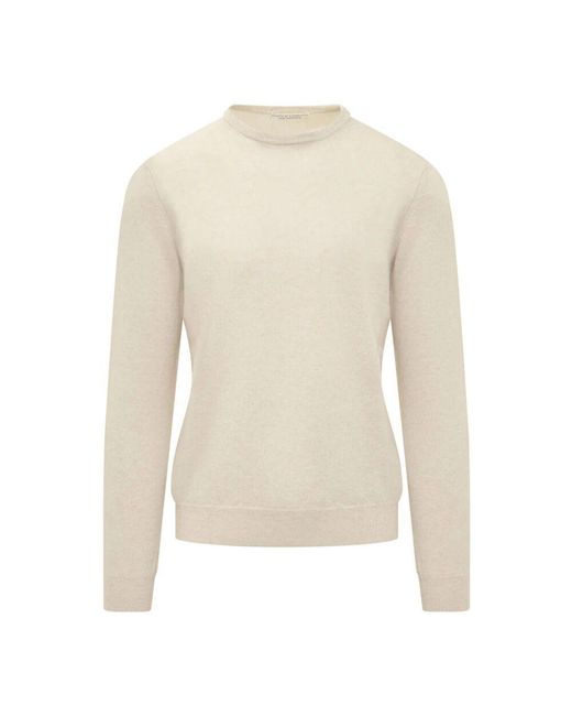 FILIPPO DE LAURENTIIS Wollpullover in Natural für Herren