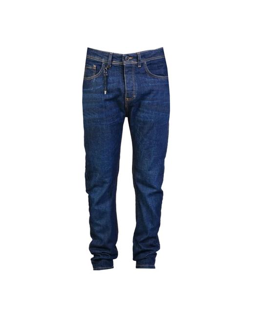 Xagon Man Slim Fit Jeans Mit Knopfverschluss in Blue für Herren