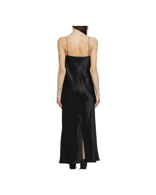 Khaite Black Maxi Dresses