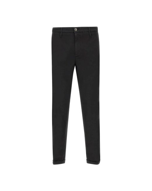 Re-hash Black Slim-Fit Trousers for men