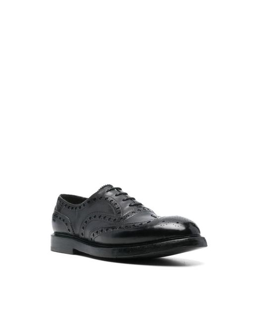 Premiata Black Laced Shoes for men