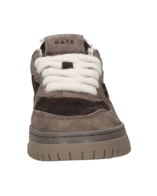 Sneakers Date en coloris Brown