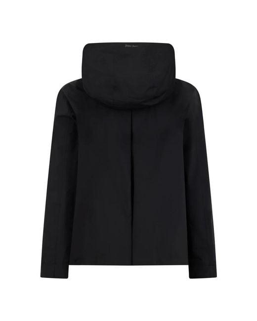 Herno Black Rain Jackets
