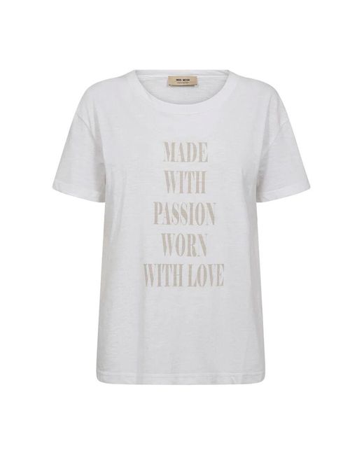T-Shirts Mos Mosh en coloris White