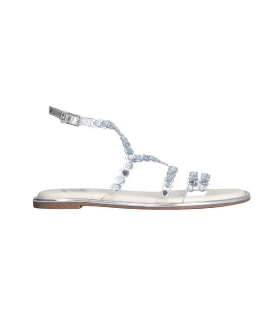Liu Jo White Flat Sandals