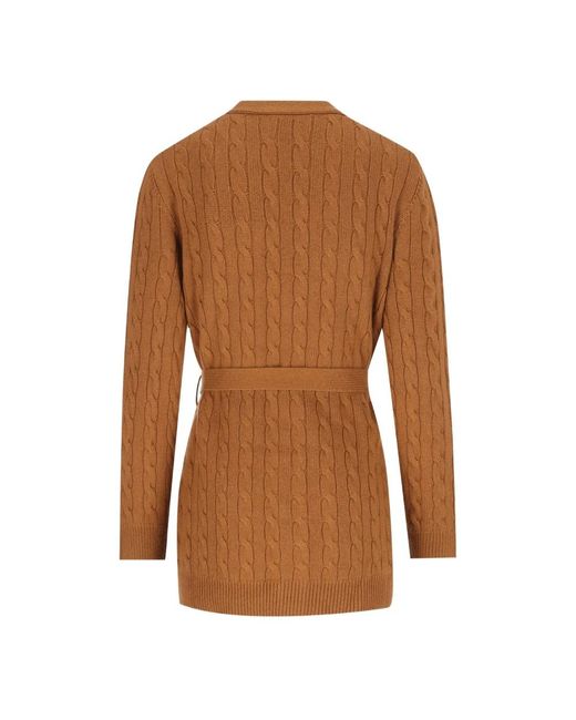 Valentino Brown Cashmere Knitwear