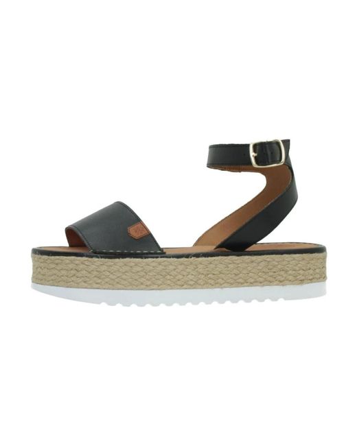 Flat Sandals POPA de color Green