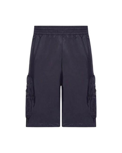 Casual Shorts Moncler pour homme en coloris Blue