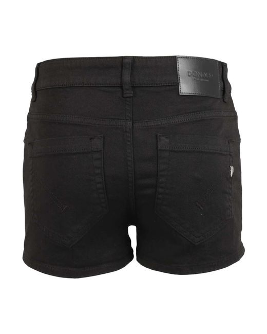 Dondup Black Denim Shorts