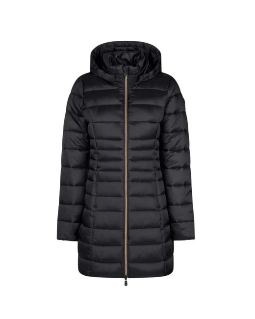 Save The Duck Jassen ,Zwart ,Leer Reese Coat in het Black