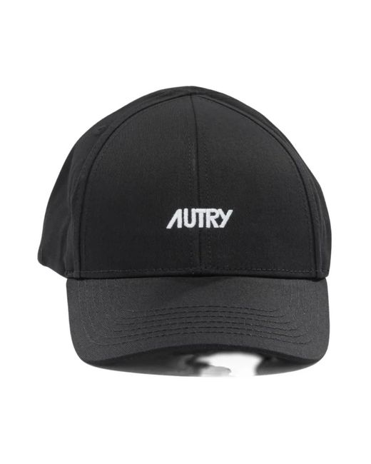 Autry Accessoires ,Zwart ,Katoen Acpu Cotton Baseball Cap in het Black voor heren