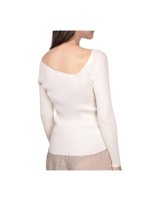 Gran Sasso Pink V-Neck Knitwear